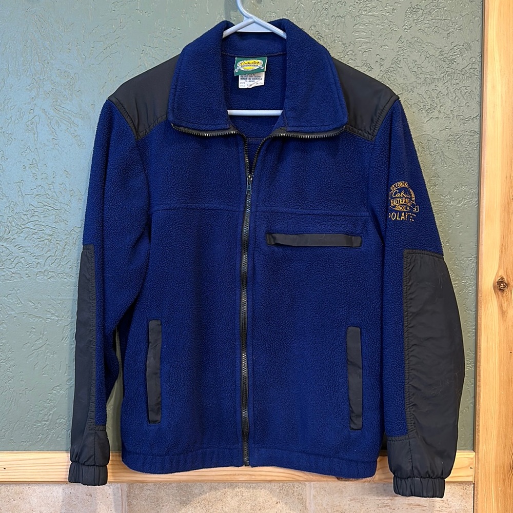 Cabelas polartec wind blocking jacket, small